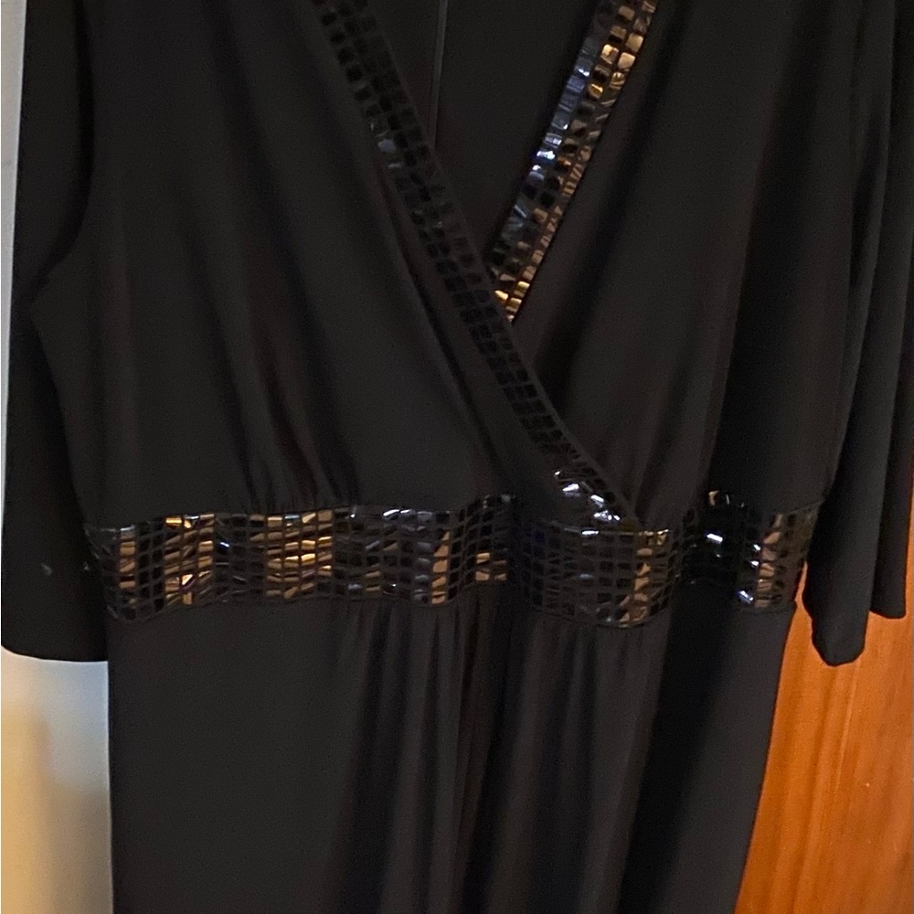 Tahari black jumpsuit 2x